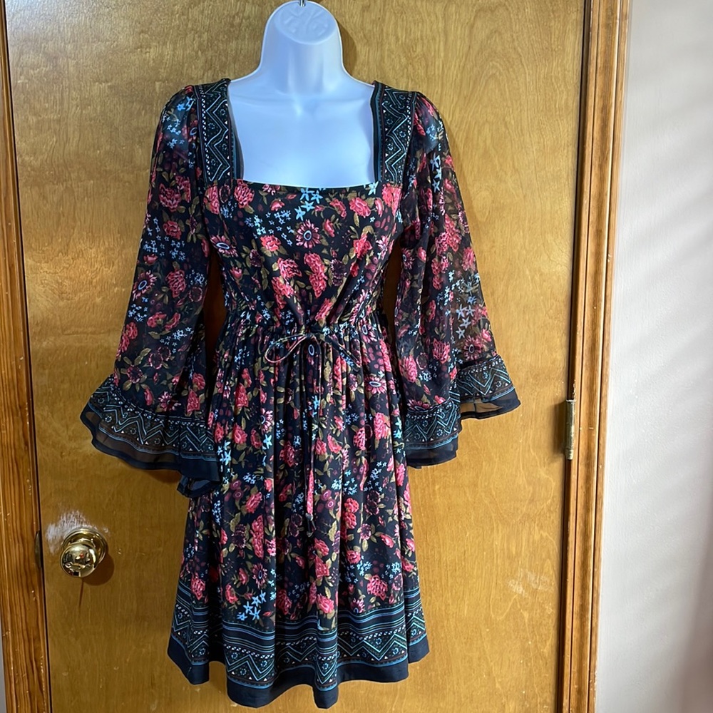 Venus Bell Sleeve Boho dress